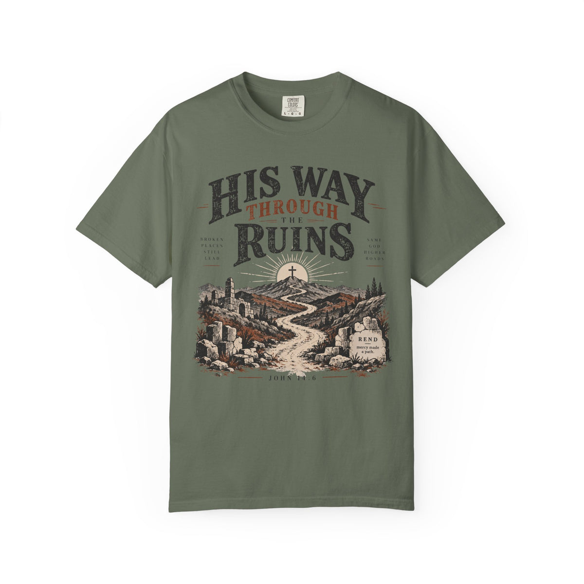 His Way Through the Ruins T-shirt