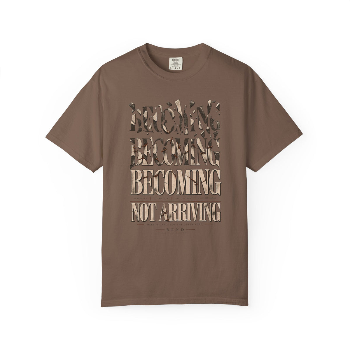Becoming Not Arriving T-shirt
