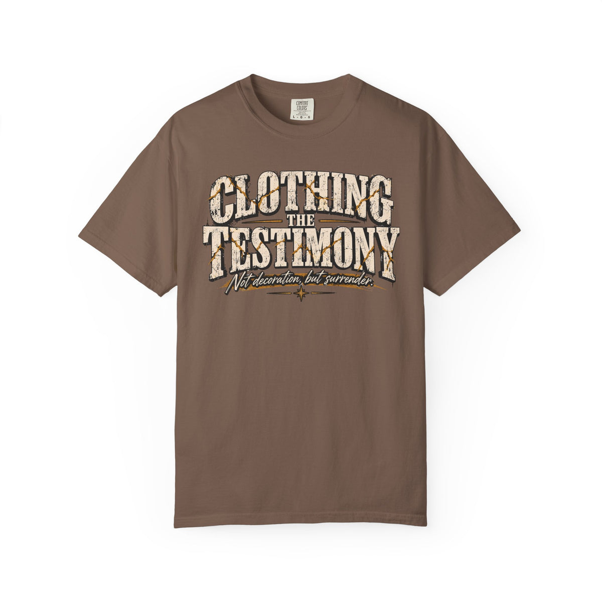 Clothing the Testimony T-shirt V2