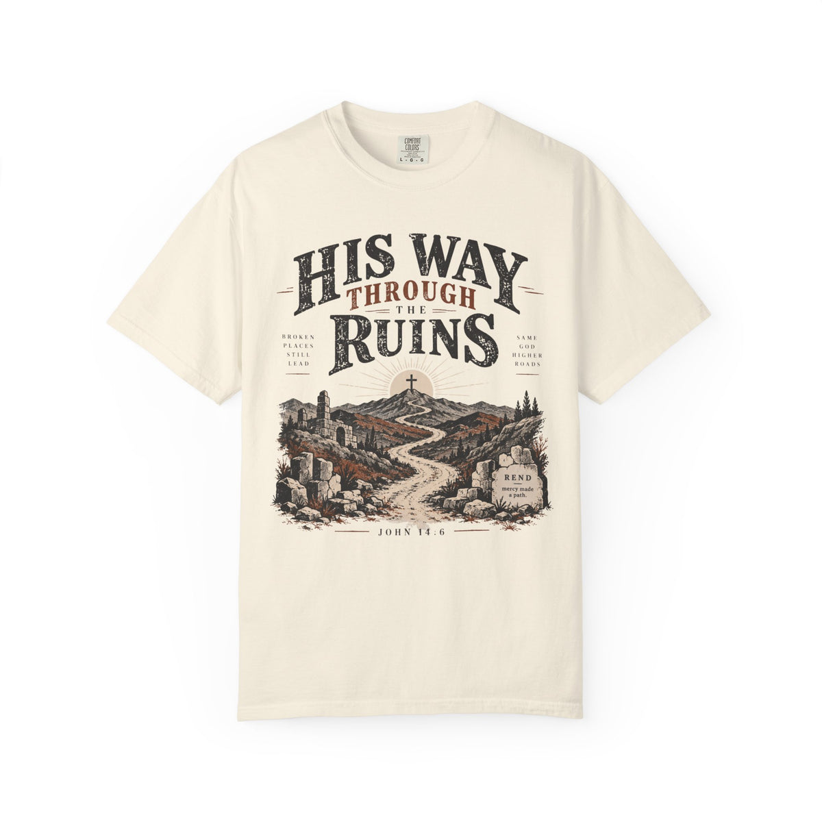 His Way Through the Ruins T-shirt