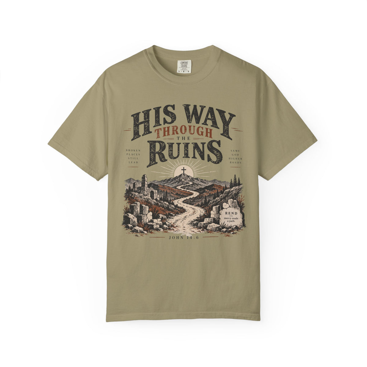 His Way Through the Ruins T-shirt