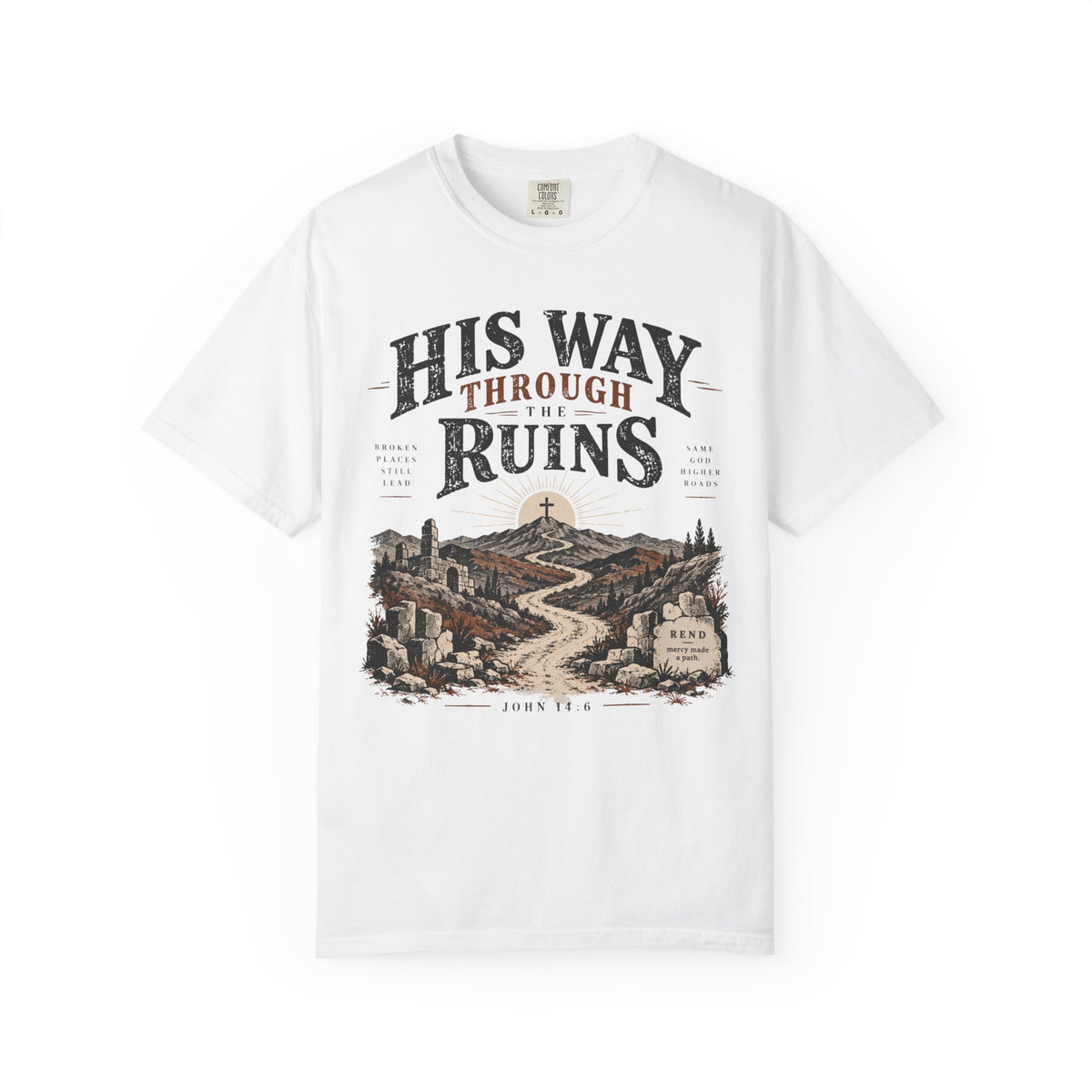 His Way Through the Ruins T-shirt