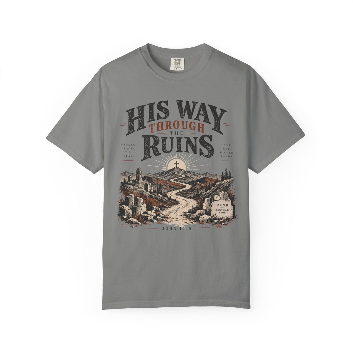 His Way Through the Ruins T-shirt