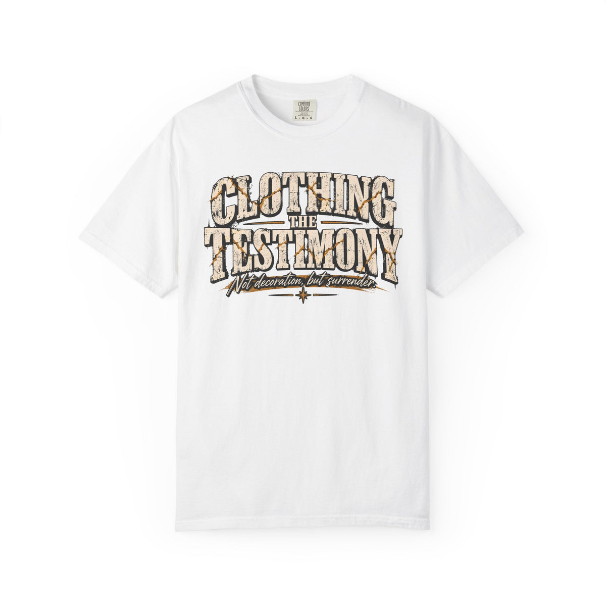 Clothing the Testimony T-shirt V2