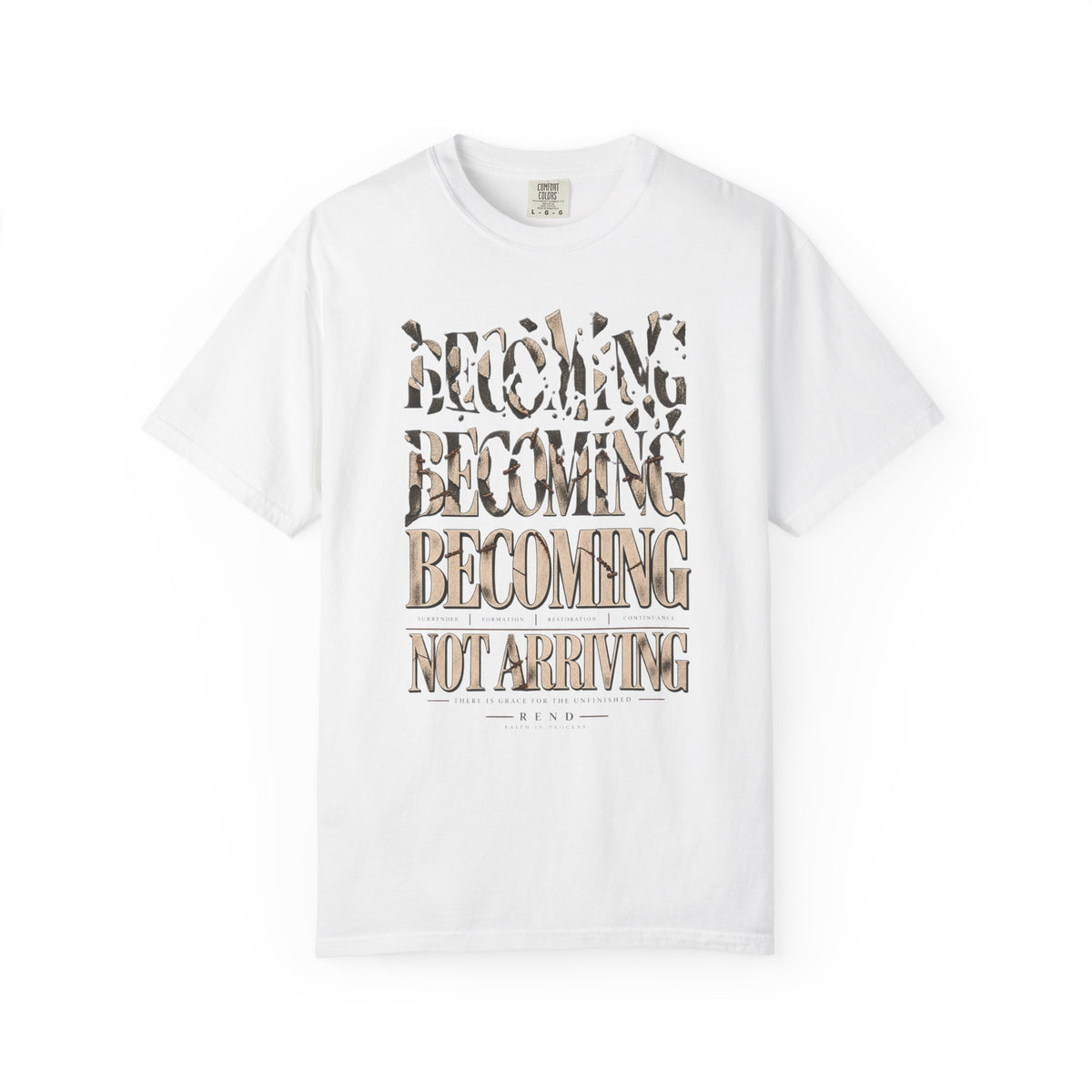 Becoming Not Arriving T-shirt