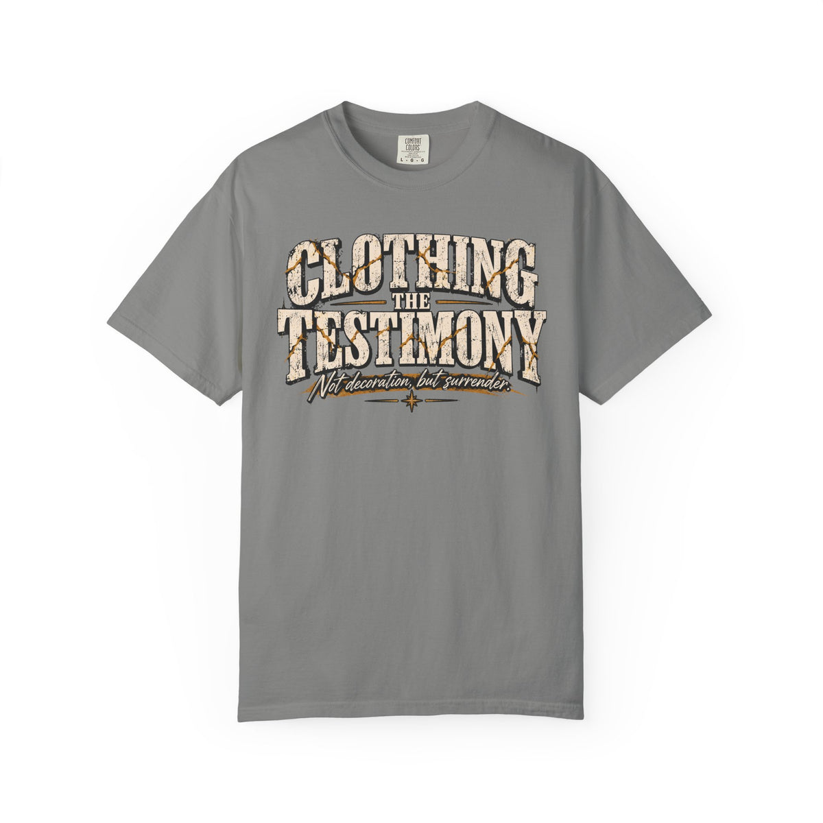 Clothing the Testimony T-shirt V2