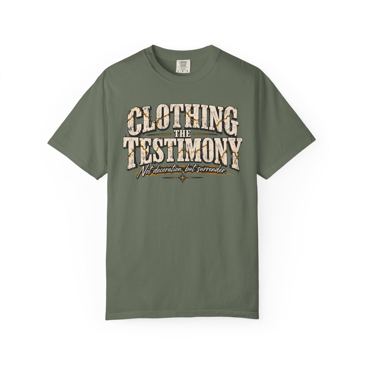 Clothing the Testimony T-shirt V2