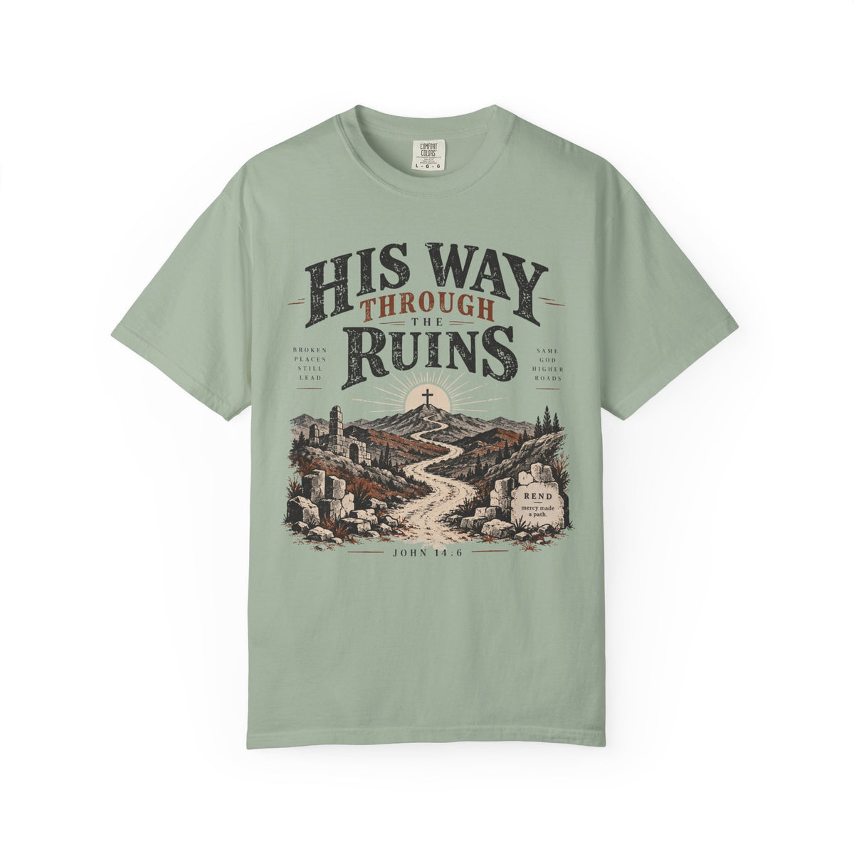 His Way Through the Ruins T-shirt