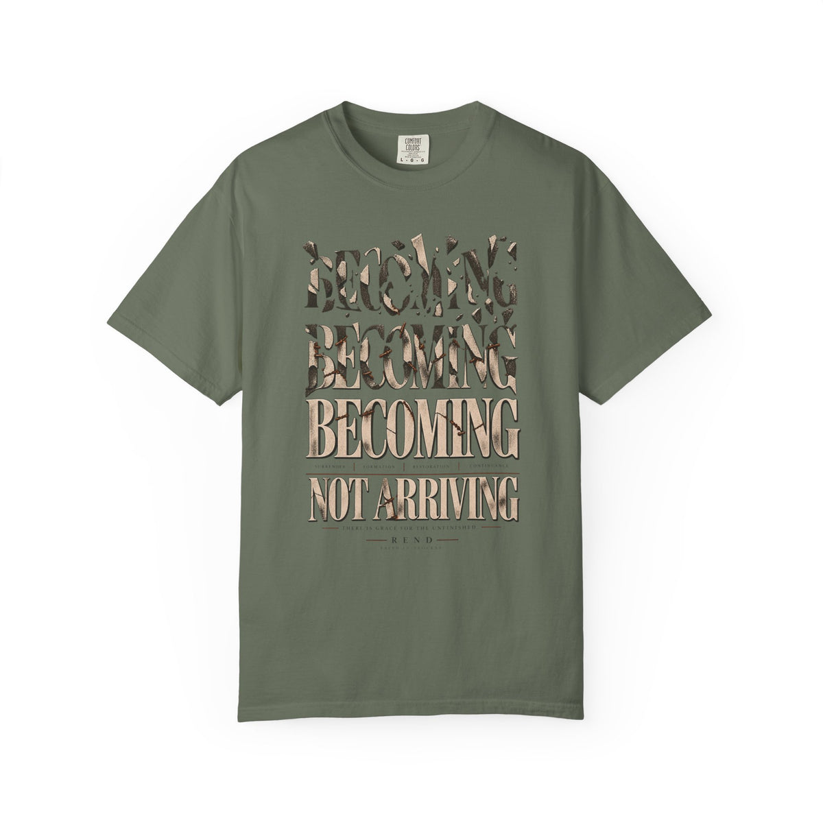 Becoming Not Arriving T-shirt