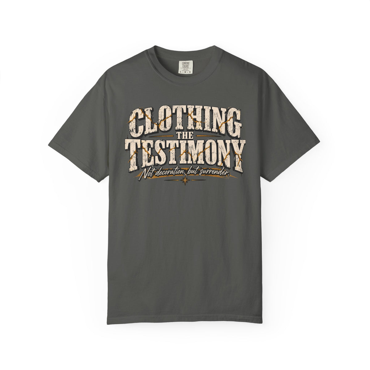 Clothing the Testimony T-shirt V2