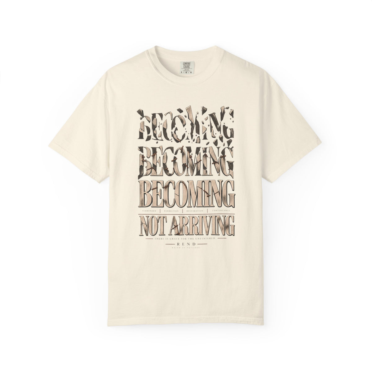 Becoming Not Arriving T-shirt