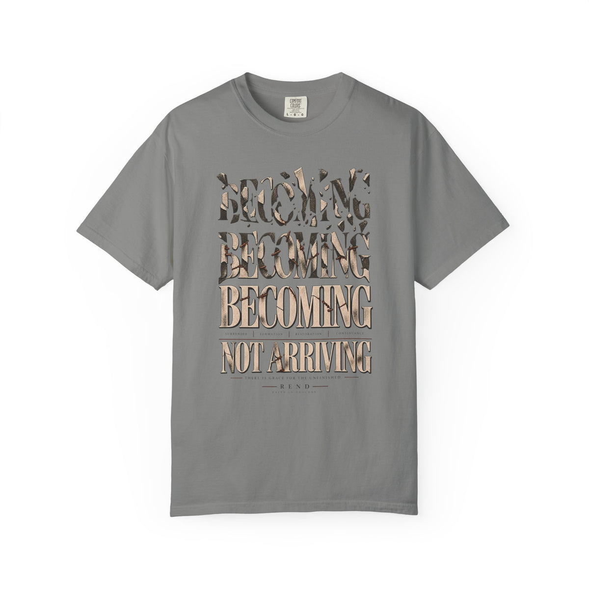 Becoming Not Arriving T-shirt