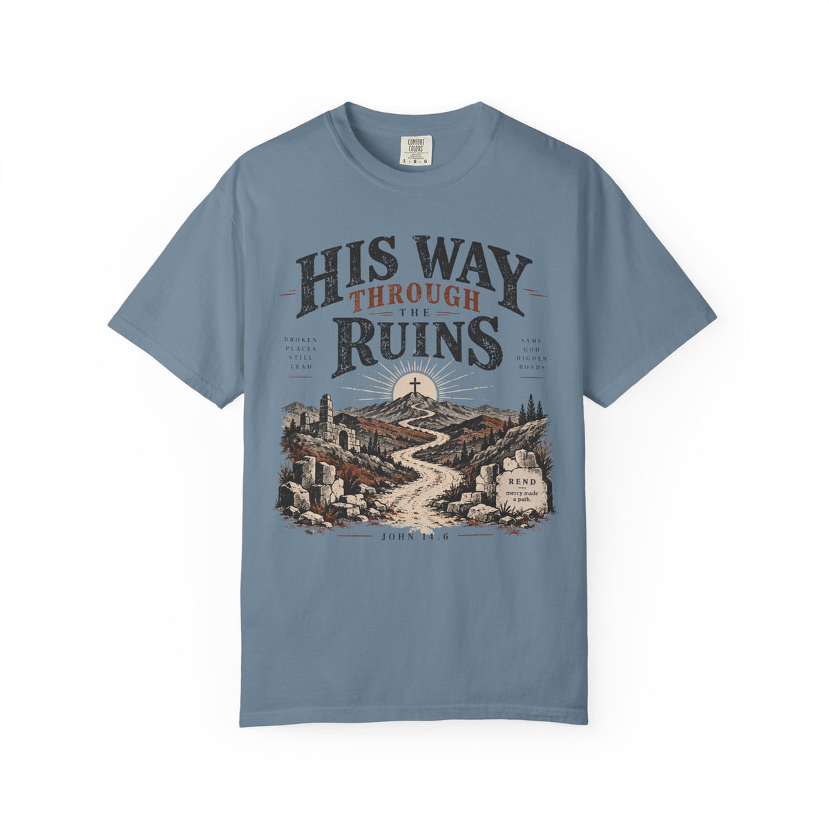 His Way Through the Ruins T-shirt