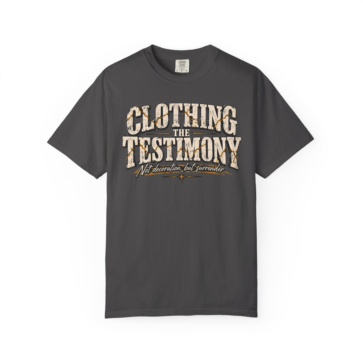 Clothing the Testimony T-shirt V2