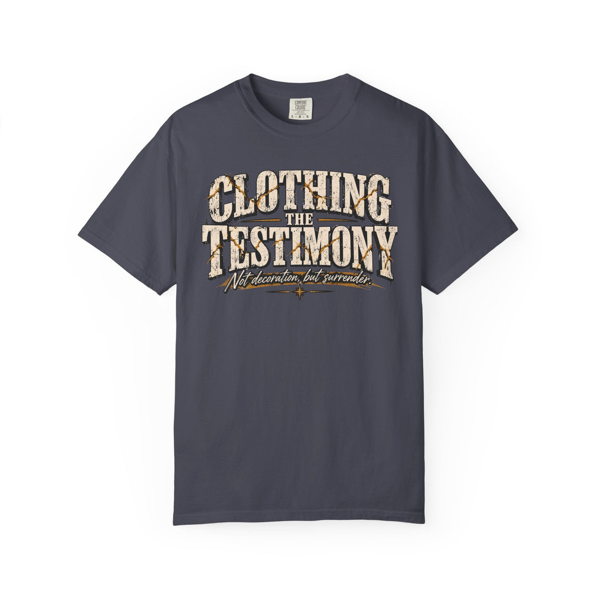 Clothing the Testimony T-shirt V2