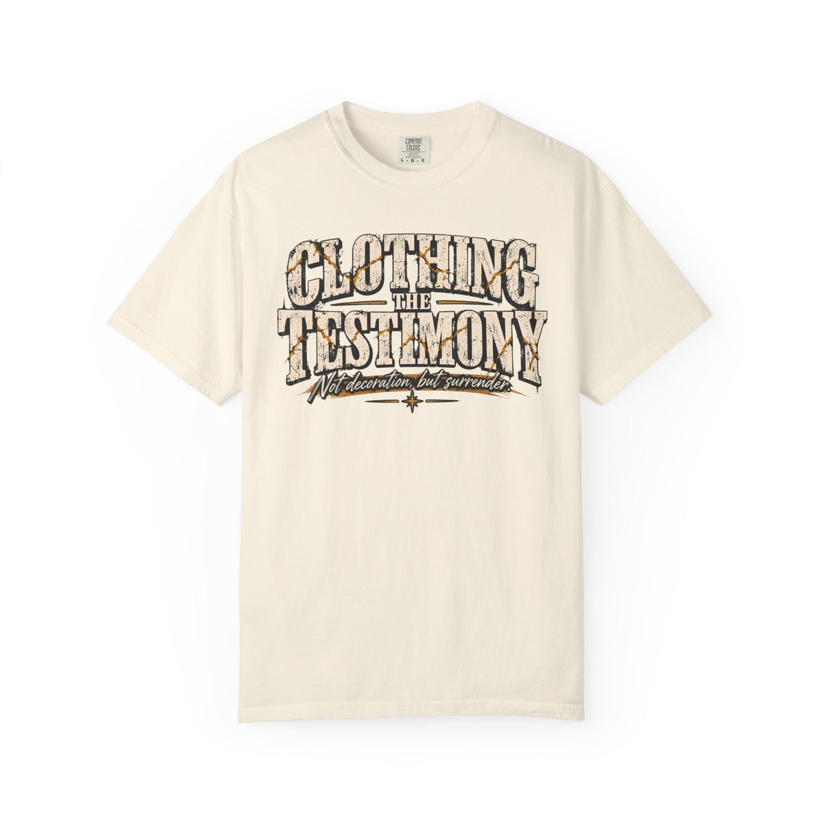 Clothing the Testimony T-shirt V2