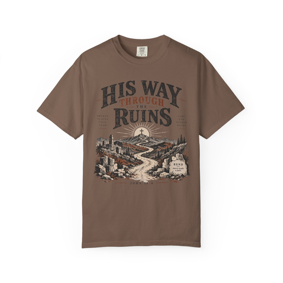 His Way Through the Ruins T-shirt